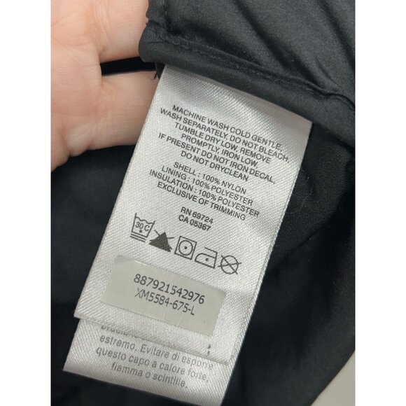 Columbia Puffer Jacket Mens Size Large Full Zip Insulated Red Preppy Outdoor - Picture 8 of 9